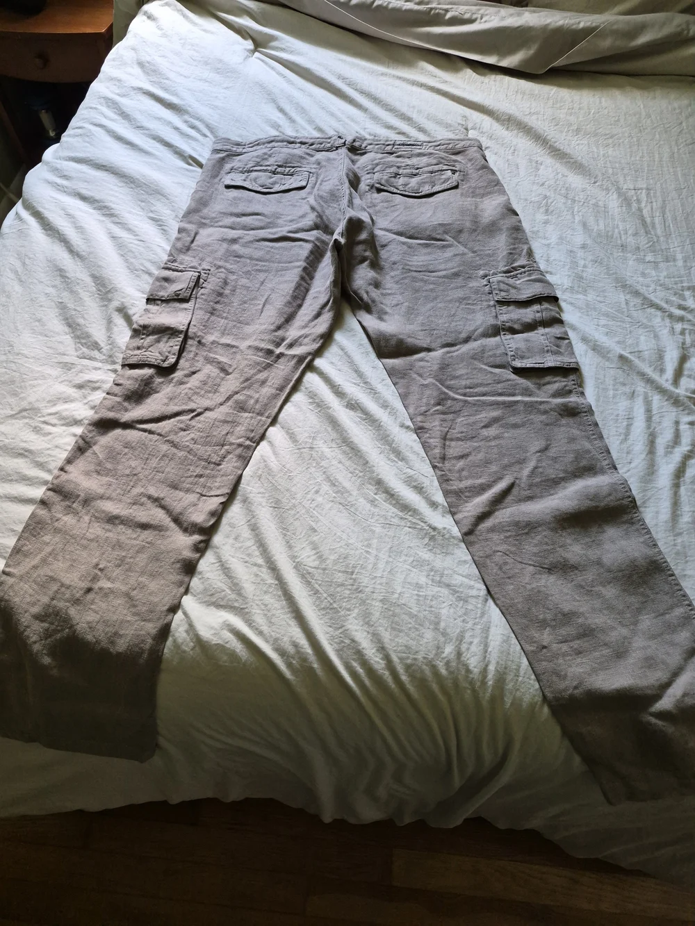 Men's Cargo Trousers in Taupe — Casual Utility Pants